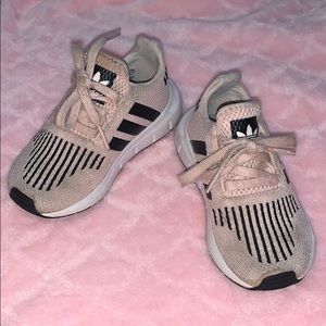 Toddler girls Adidas light pink